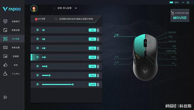 合雷柏VT1 PRO MAX游戏鼠标AG真人游戏轻盈、精准与续航的完美融(图19)